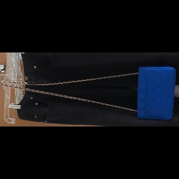 New Khanitha Blue Quilted Thai Silk Pocketbook Purse made in Thailand - Picture 10 of 16